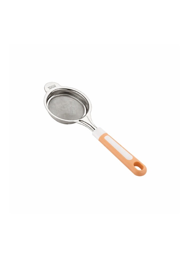 ديسينت ديسنت ستينلس ستيل تي ستراينر ويذ فاين ميش آند هيت ريزِستَنت هاندل | رييوزبل تي فلتر فور لوس تي، هيربس آند سبايسز - Image 2